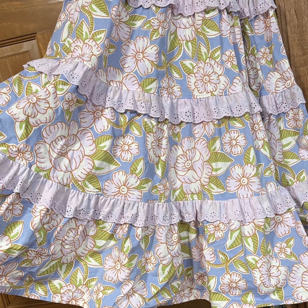 Matilda Jane Floral Dress with Ruffle Details - Picture 2 of 6